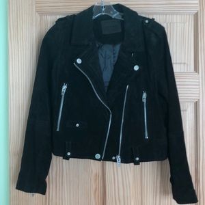 Blank NYC suede moto jacket